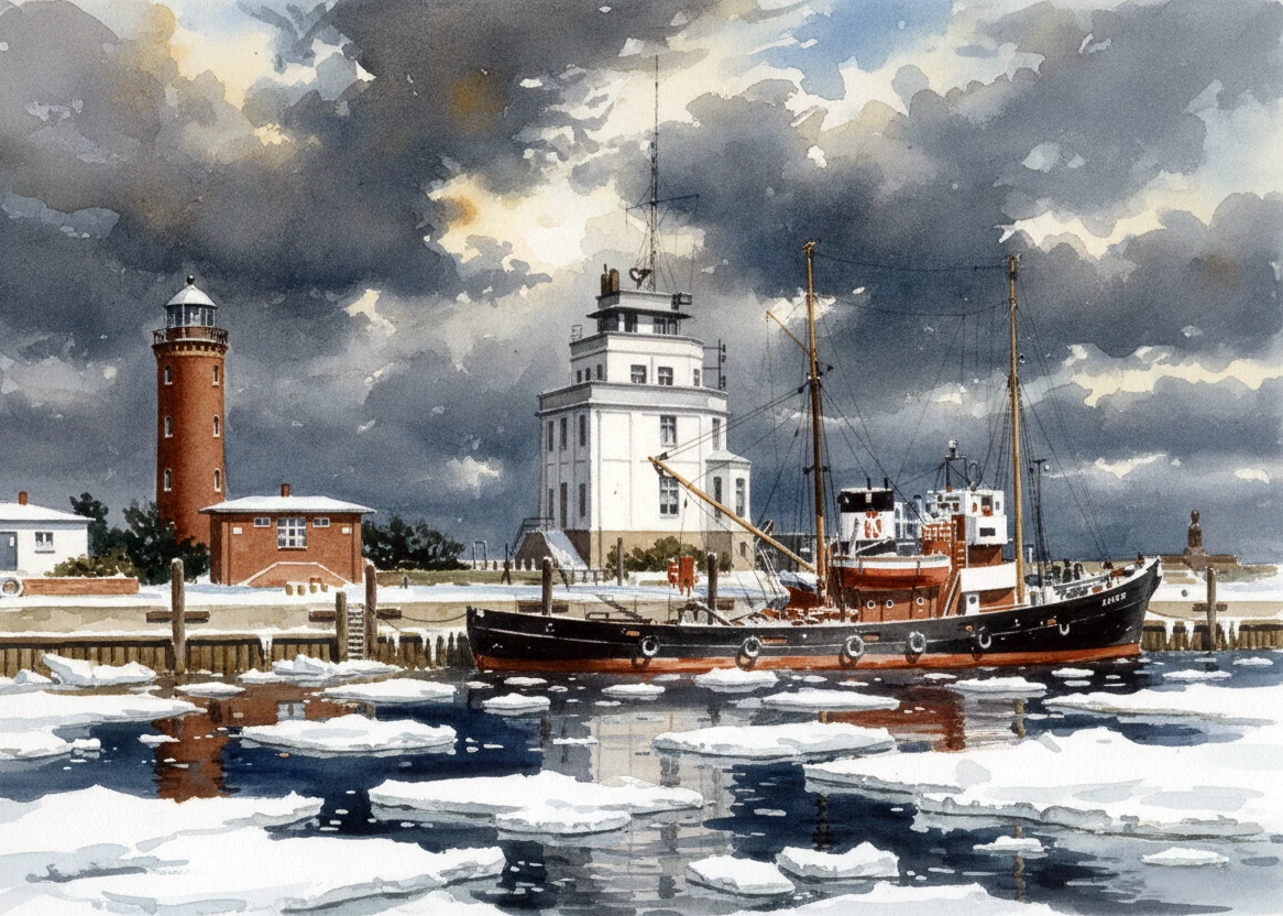 Alter Hafen Cuxhaven – Historische Hafenansicht