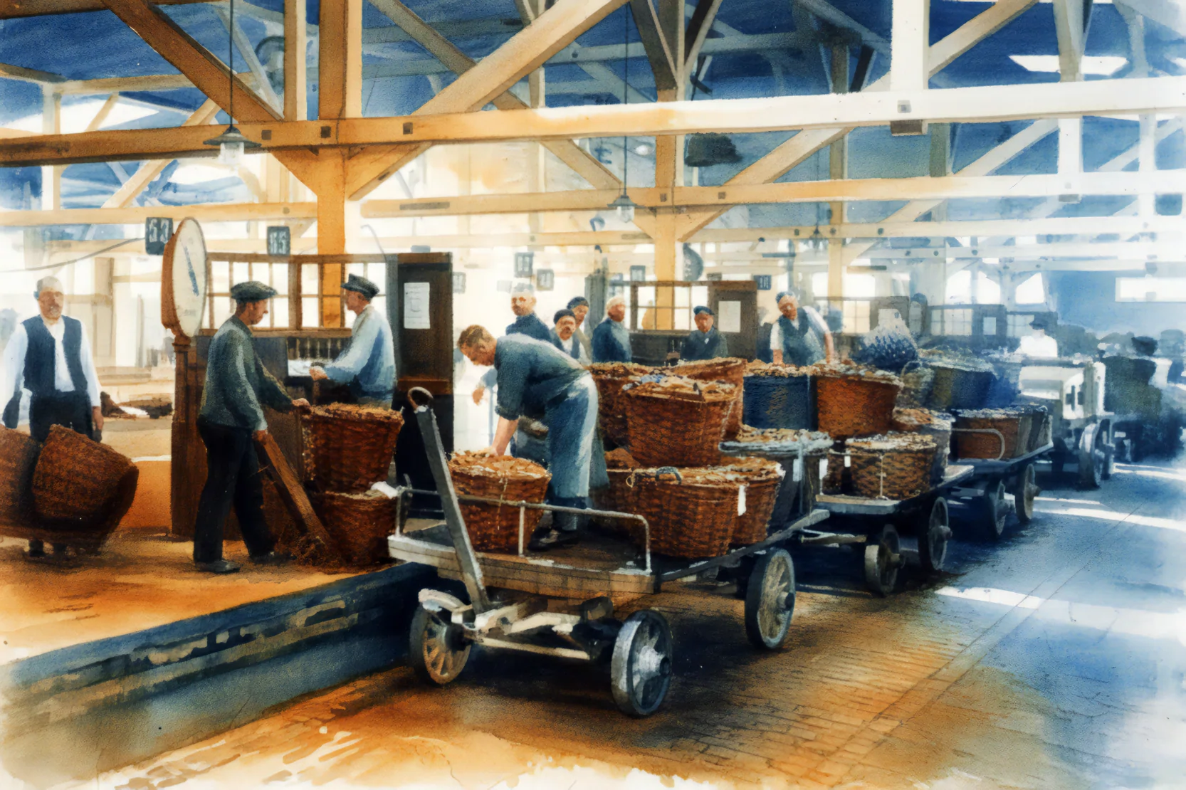 Cuxhaven – Fischmarkt am Hafen